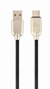 Cablexpert CC-USB2R-AMCM-1M USB Cable, USB 2.0, USB-A to USB-C, Black