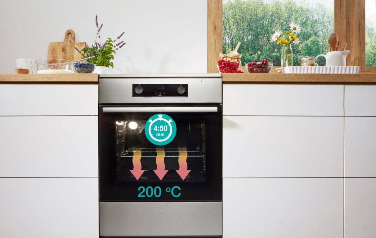 Gorenje GECS5B70CLI Kuchenka wolnostojąca Prąd elektryczny Ceramiczna Beżowy