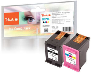 Peach PI300-671 Tintenpatrone, 2 Stück. Ersatzpatrone: Schwarz, Cyan, Magenta, Gelb
