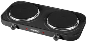 Mesko Home MS 6509 płyta kuchenna Czarny Blat Płyta uszczelniona 2 stref(y)