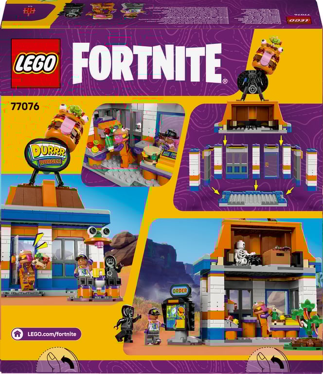 фото Блоковий конструктор LEGO Fortnite Durrr Burger ресторан (77076)