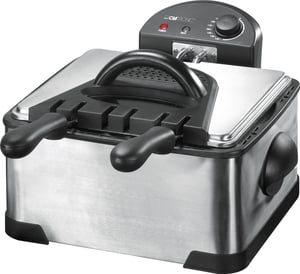 Clatronic FR 3195 Dubbel 4 l 2000 W Svart, Rostfritt stål