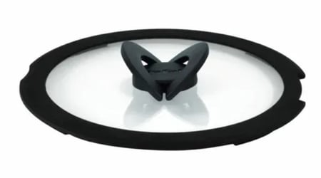 Tefal L9846753 pokrywka Okrągły Czarny, Przezroczysty