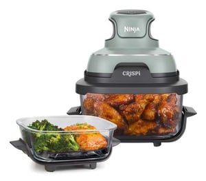 Ninja CRISPi Einzelne 3,8 l 1700 W Heißluftfritteuse Grün, Grau, Transparent