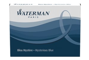 Waterman S0110910 Ballpoint Pen Refills, Blue, 8-pack