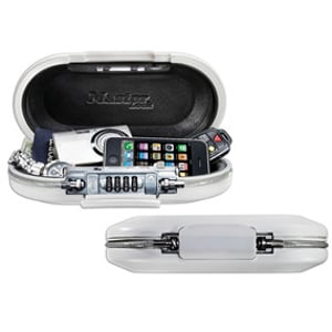 MASTER LOCK 5900EURDWHT sejf Sejf bezpieczny Kopolimer akrylonitrylo-butadieno-styrenowy (ABS) Metaliczny, Biały