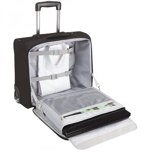 Techair TAN3901V4 39.6 cm (15.6") Laptop Bag – Suitcase-Style Case with Wheels – Black