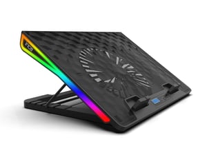 Inca INC-608GMS stojak na laptop Podstawka na notebooka Czarny 43,2 cm (17")