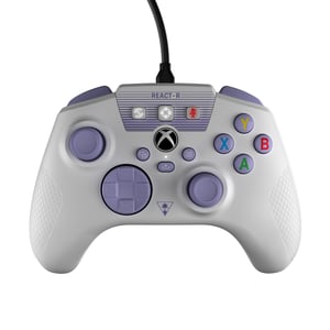 Turtle Beach REACT-R Lila, Vit USB-gamepad Analog/Digital PC, Xbox One, Xbox Series S, Xbox Series X