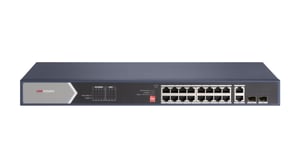 Hikvision DS-3E0520HP-E Unmanaged Gigabit-Ethernet-Netzwerk-Switch (10/100/1000) PoE-Unterstützung Blau