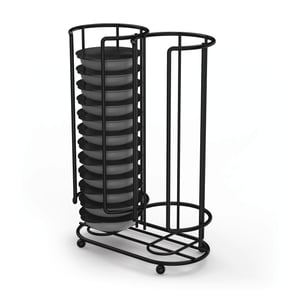 Xavax 00111269 coffee capsule holder, 26 capsules. Metal, Black