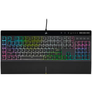 Corsair K55 RGB PRO XT Gaming-Tastatur USB QWERTY Englisch Schwarz