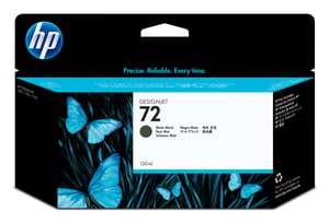 HP Matte Black Ink Cartridge 72 DesignJet 130 ml