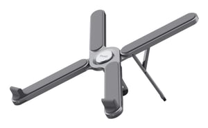 Trust Macy Laptop and Tablet Stand, Aluminum, Gray, 43.9 cm (17.3")