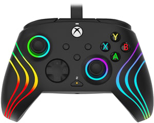 PDP Afterglow Wave Svart USB-gamepad för PC, Xbox One, Xbox Series S, Xbox Series X