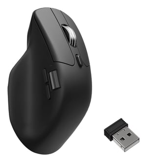 Keychron M6 myszka Uniwersalne Po prawej stronie RF Wireless + Bluetooth + USB Type-C Optyczny 30000 DPI