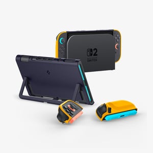 Spigen Nano Pop Pokrowiec Nintendo Poliwęglan (PC) Granatowy (marynarski), Żółty