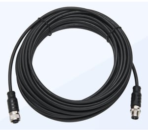 Zebra CBL-PWRD100-M12M12 kabel zasilające Czarny 10 m M12