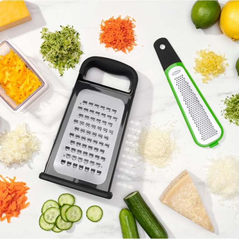OXO Good Grips Kastenreibe Tarka płaska Czarny, Zielony, Stal nierdzewna