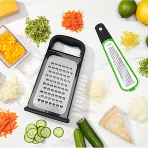 OXO Good Grips Kastenreibe Tarka płaska Czarny, Zielony, Stal nierdzewna