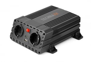 Technaxx TE19 adapter zasilający/ inwentor Automatyczna 600 W Czarny