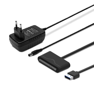 Savio AK-39 USB 3.0 – SATA III für 3,5/2,5-Zoll-Laufwerke mit Stromversorgung – – Digital-/Datenadapter SATA, USB 2.0