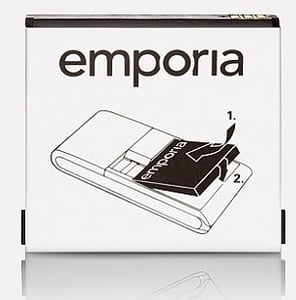 Emporia 1020mAh Li-Ion Bateria Czarny