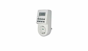 Brennenstuhl 1506550 Elektrischer Timer, weiß, Tages-/Wochentimer
