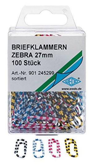 Wedo 901 245299 spinacz Metal 100 szt.