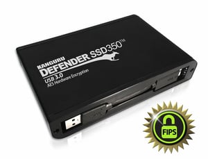 iStorage Kanguru DEFENDER SSD350 2 TB Micro-USB B 3.2 Gen 1 (3.1 Gen 1) Schwarz