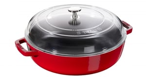 ZWILLING 40501-038-0 3.7 L Pressure Cooker with Stovetop Black, Red