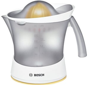 Bosch MCP3500 Electric Citrus Juicer, 0.8 L, 25 W, White, Yellow