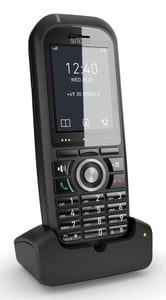 Snom M70 DECT-telefonlur Namn och identifiering av den som ringer Svart