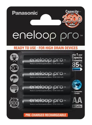 Panasonic eneloop pro Bateria do ponownego naładowania AA