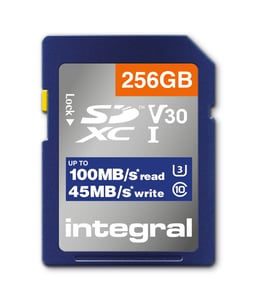 Integral INSDX256G-100V30 256-GB-SD-UHS-I-Flash-Speicherkarte