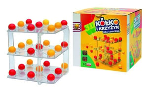 Baczek Gra Kółko & Krzyżyk W Przestrzeni 3D