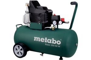 Metabo Basic 250-50 W, 1500 W compressor, 200 l/min, AC