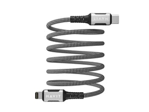 Havit CB6298 - kabel magnetyczny USB typu C-Lightning, 1 m (czarny)