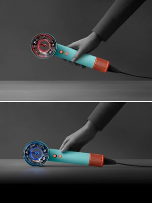 Dyson Supersonic Nural suszarka do włosów 1600 W Różowy, Złoto różowe
