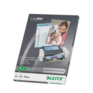 Leitz 74780000 Laminating Film, 100 sheets