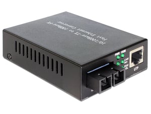 DeLOCK 86215 Netzwerkkonverter 100 Mbit/s 1310 nm Einzelstück Schwarz
