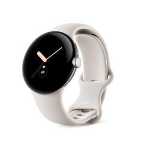 Google Pixel Watch AMOLED 41 mm Cyfrowy Srebrny Wi-Fi GPS
