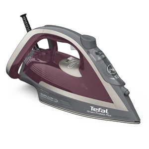 Tefal Smart Protect Plus FV6870 Trocken- und Dampfbügeleisen, Durilium Airglide-Bügelsohle, 2800 W, rot