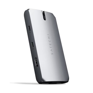 Satechi ST-UCMBAM stacja dokująca USB 2.0 Type-C Czarny, Srebrny