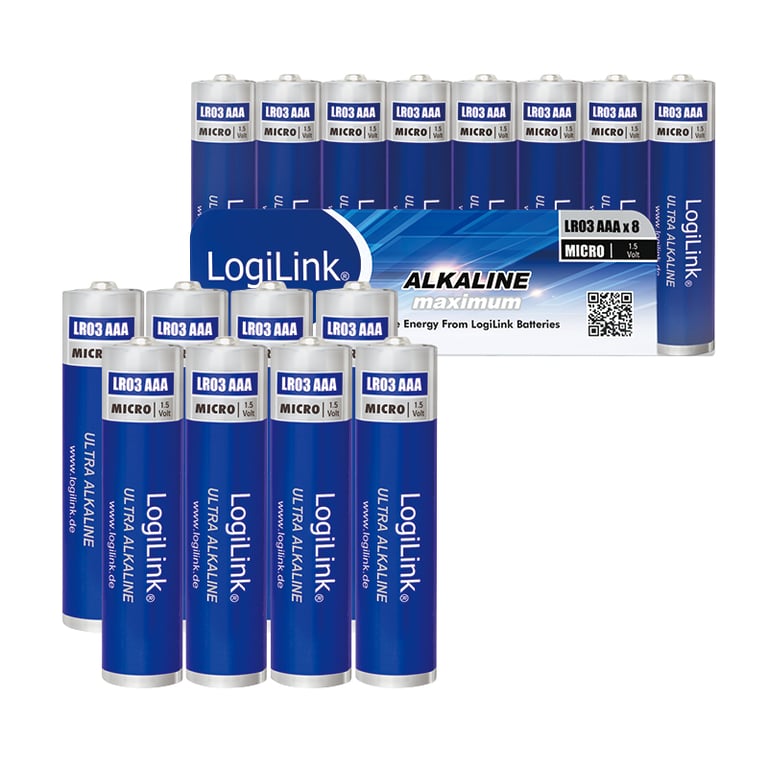 LogiLink LR03F8 bateria do użytku domowego Jednorazowa bateria AAA Alkaliczny