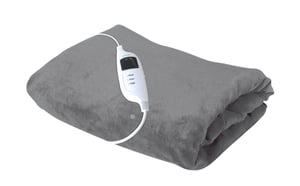 LANAFORM LA180105 120 W Electric Blanket, Gray-Brown Polyester