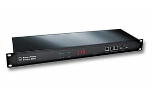 Güde 8025-1 strömfördelare (PDU) med 4 nätuttag, 1U, svart