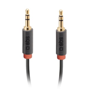 SBS TECABLE35KR Audiokabel 1,5 m, 3,5 mm, schwarz