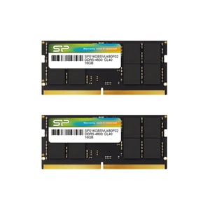 Silicon Power SP032GBSVU480F22 moduł pamięci 32 GB 2 x 16 GB DDR5 262-pin SO-DIMM Korekcja ECC