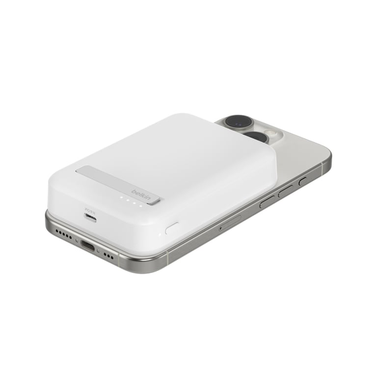 фото Зовнішній акумулятор (павербанк) Belkin BoostCharge Pro 10K 10000mAh 15W White (BPD008BTWH)
